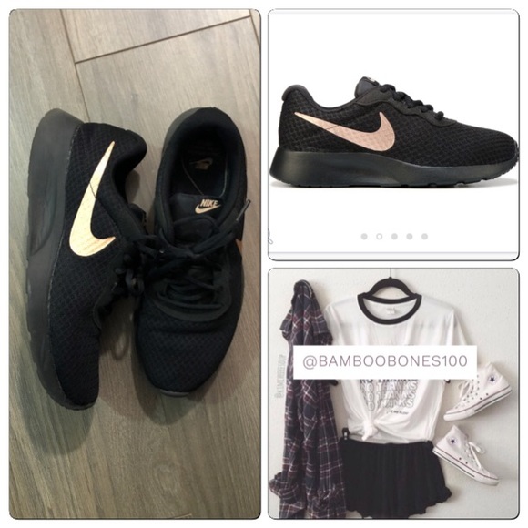 nike tanjun gold swoosh
